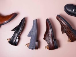 Leather shoes for men